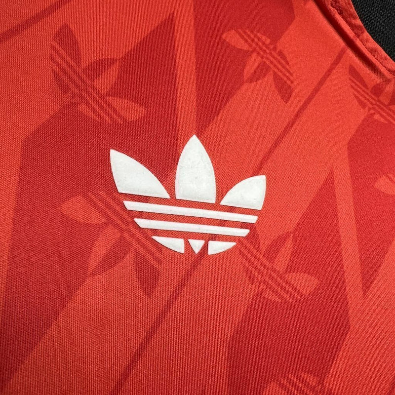 Camisa Retrô Flamengo Lifestyler 2024/25 Torcedor Masculina - Vermelha