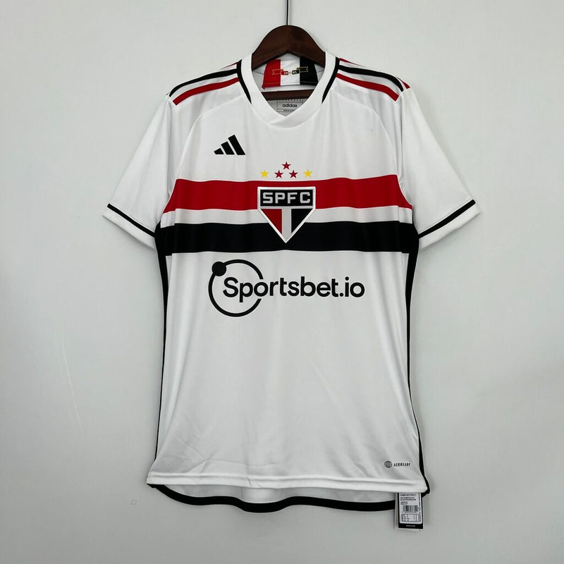 Camisa São Paulo I 2023/2024 Torcedor Masculina - Branco