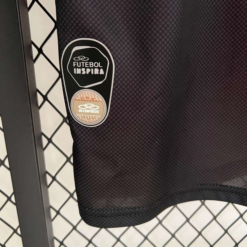 Camisa Retrô Flamengo 100 Anos Torcedor Masculina - Vermelha e Preta