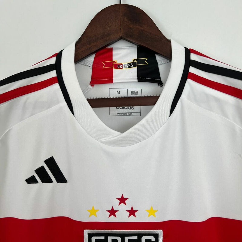 Camisa São Paulo I 2023/2024 Torcedor Masculina - Branco