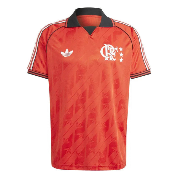 Camisa Retrô Flamengo Lifestyler 2024/25 Torcedor Masculina - Vermelha