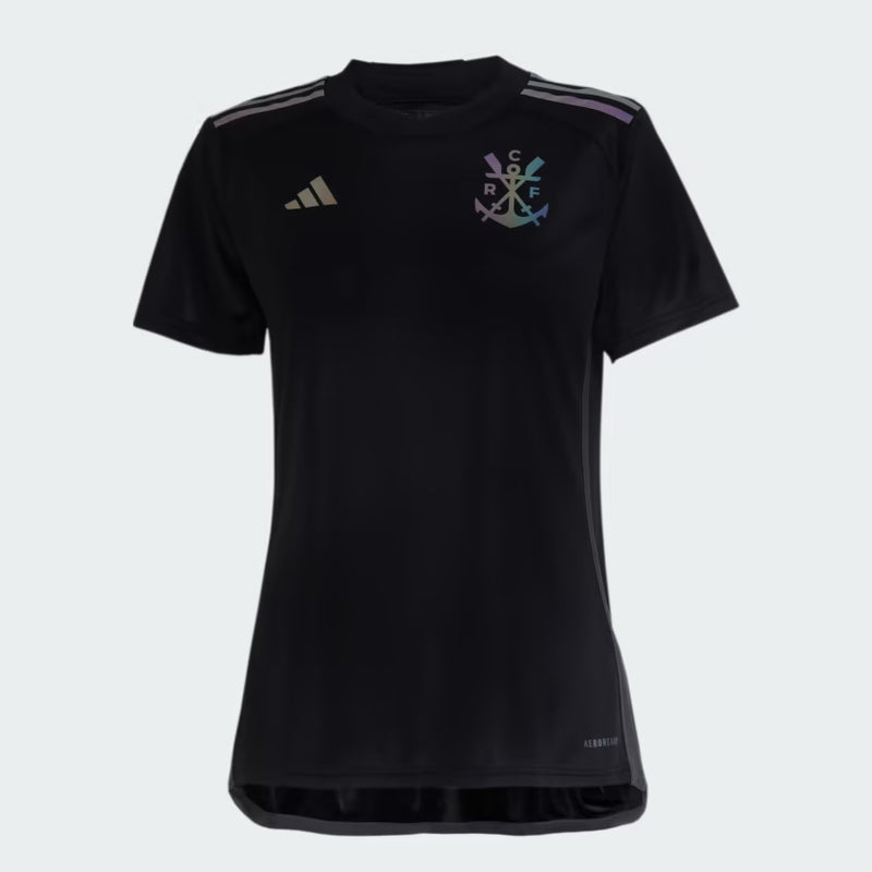 Camisa Flamengo III 2023/2024 Torcedor Feminina - Preta