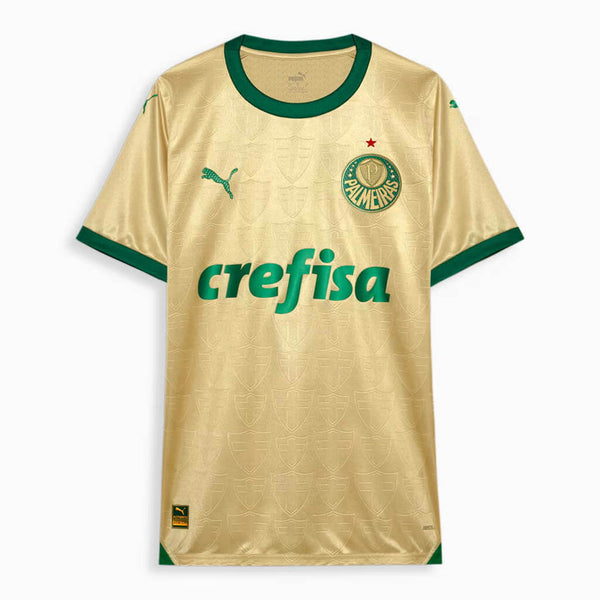 Camisa Palmeiras III 2024/25 Torcedor Masculina - Dourada