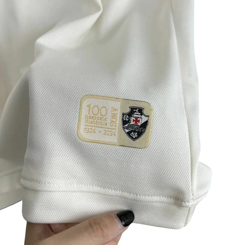 Camisa Vasco da Gama III 2024/25 Torcedor Masculina - Branca e Bege