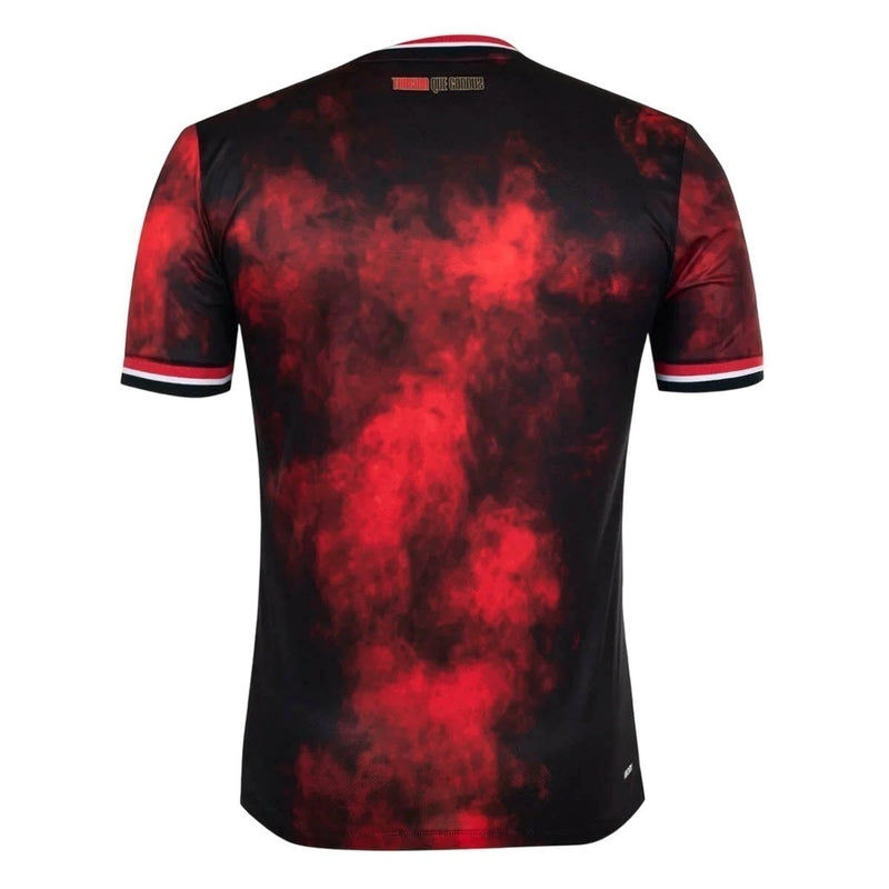 Camisa São Paulo III 2024/25 Torcedor Masculina - Preta e Vermelha