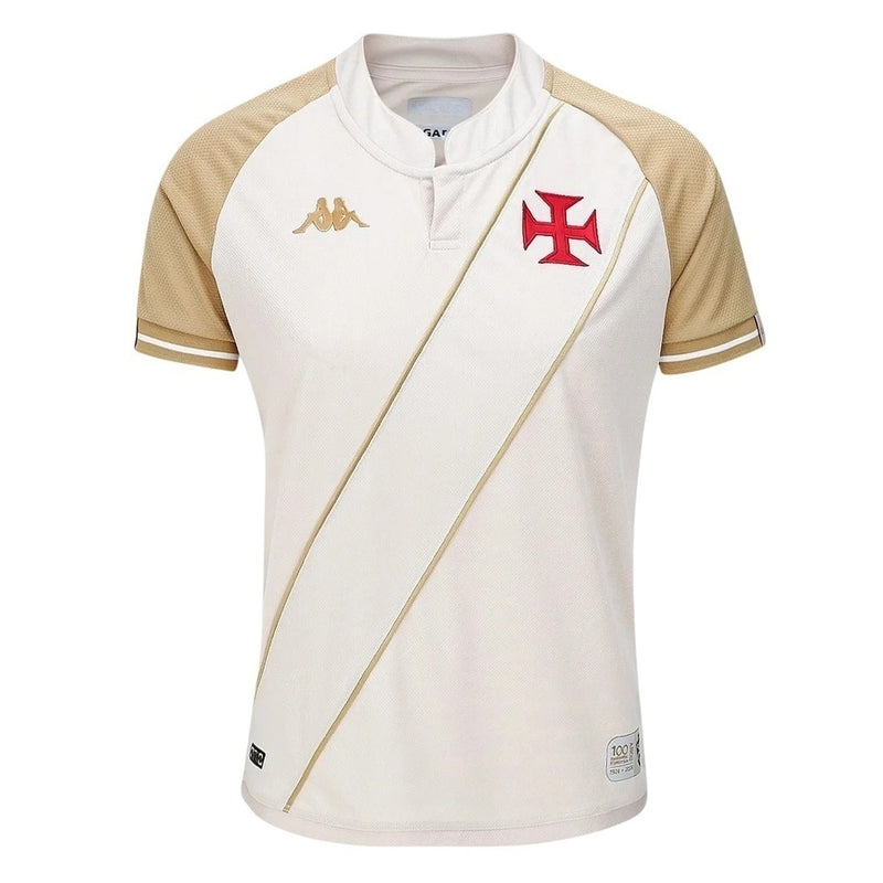 Camisa Vasco da Gama III 2024/25 Torcedor Masculina - Branca e Bege