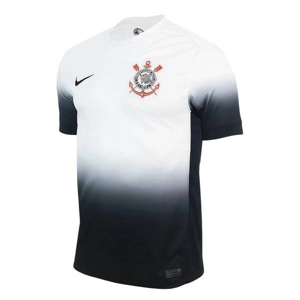 Camisa Corinthians I 2024/25 Torcedor Masculina - Branca e Preta